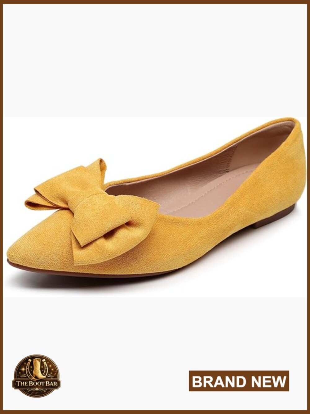 Slip On Pointed Toe Loafer Flat with Bowknot